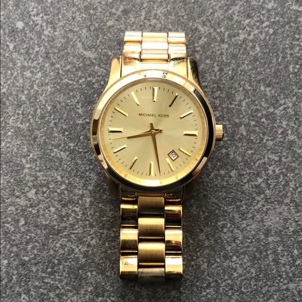 Gold Michael kors boyfriend watch